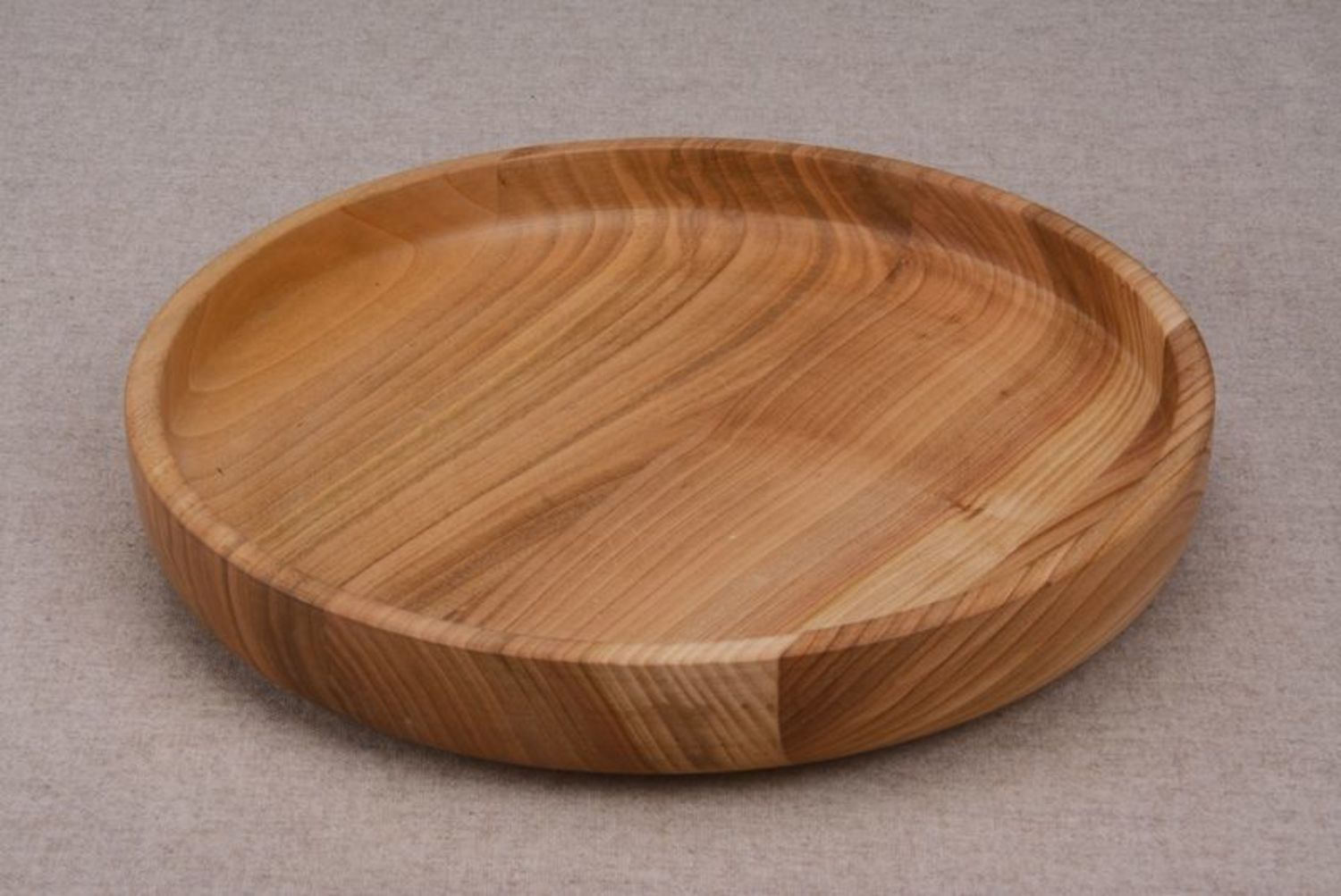 Деревянная тарелка для сухих пищевых продуктов фото 2