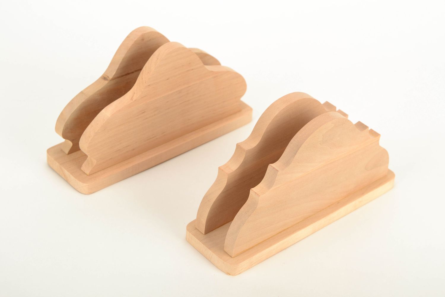 Handmade Serviettenhalter aus Holz foto 4