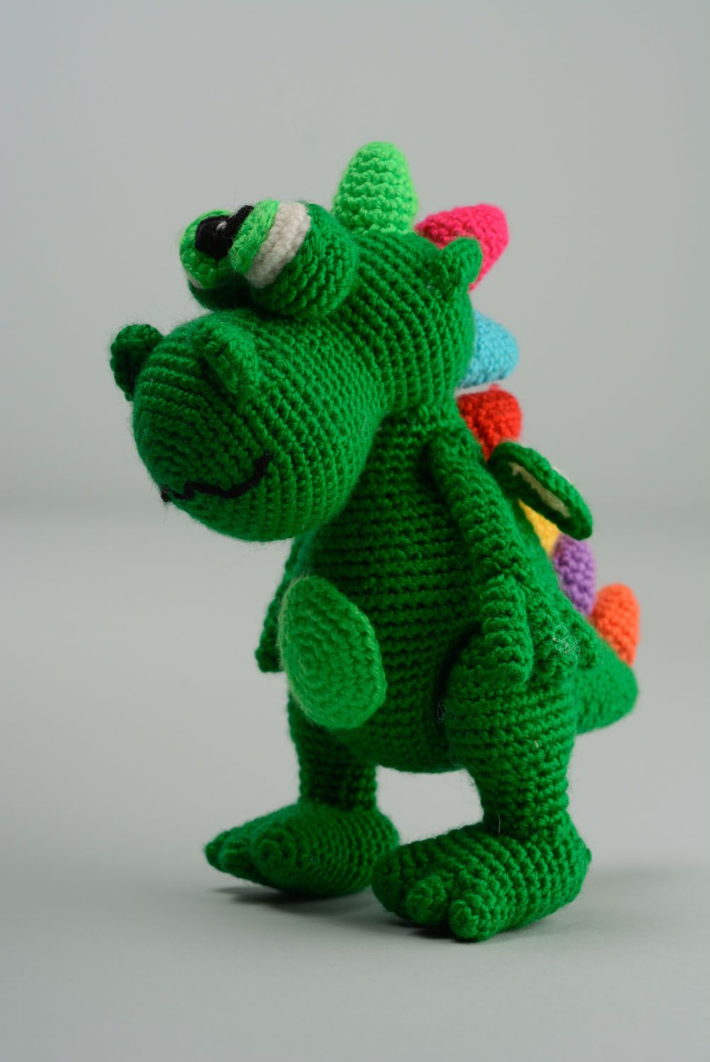 Handmade crochet toy Dragon photo 3