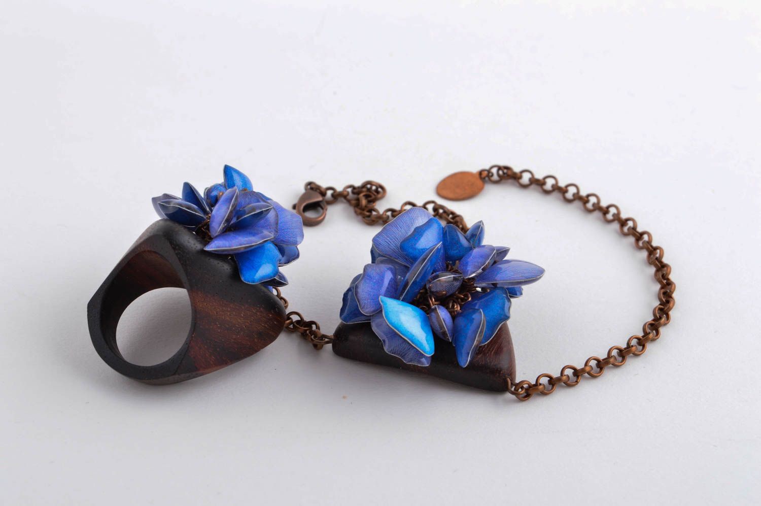 Handmade unusual cute bracelet designer metal bracelet elegant jewelry photo 3