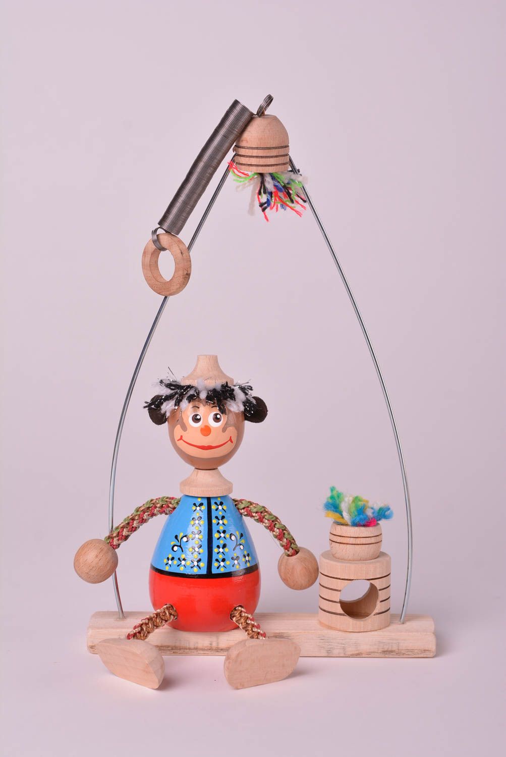 Игрушка ручной работы игрушка из дерева подарок для ребенка симпатичная фото 1