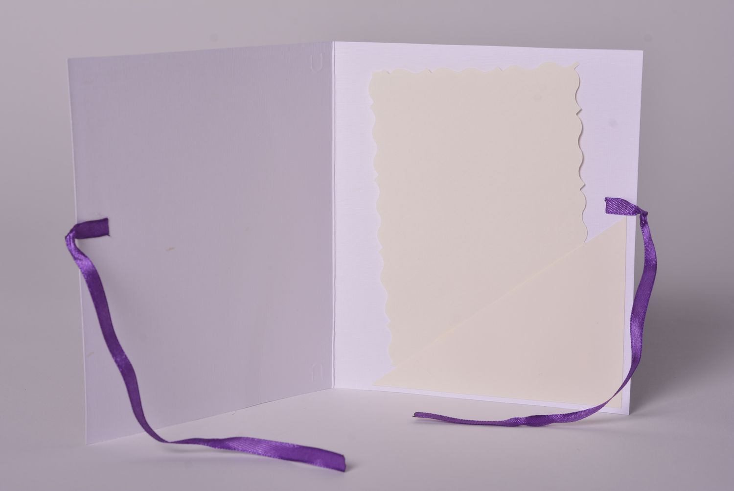 Handmade violette schöne Grußkarte ausgefallenes Geschenk Scrapbooking Karte  foto 5