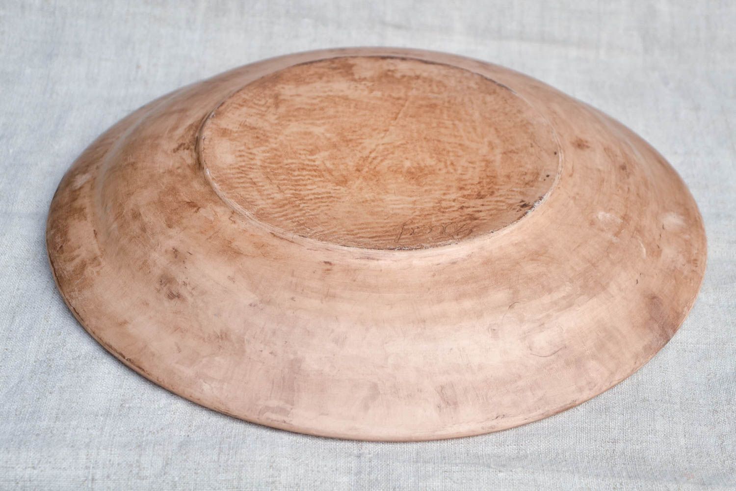 Керамическая тарелка ручной работы глиняная посуда большая керамическая посуда фото 5