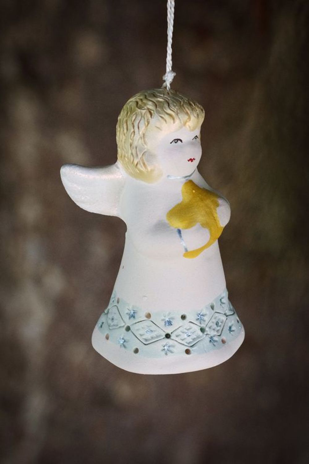 Колокольчик керамический Ангел фото 1