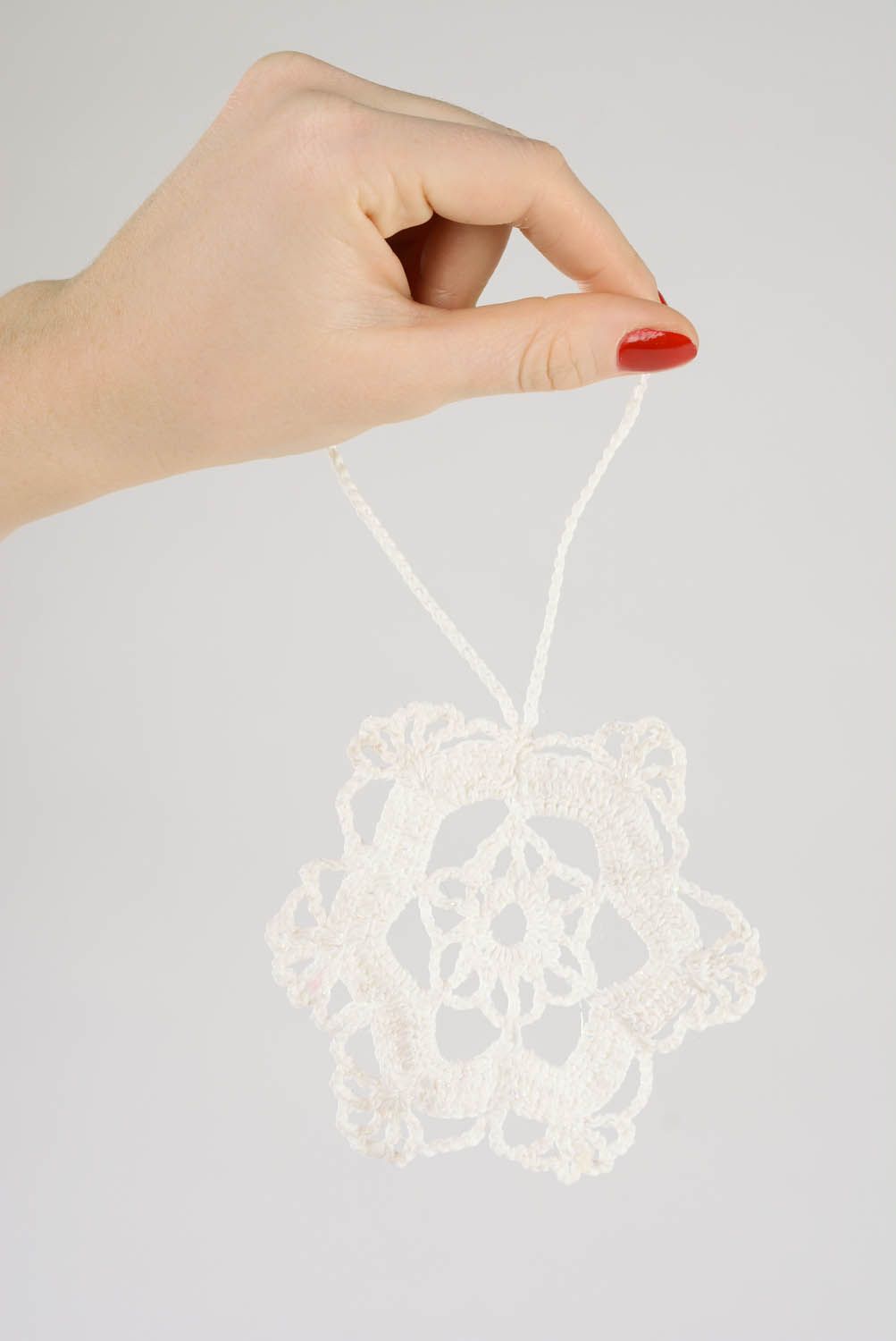 Lace interior pendant for house Snowflake photo 2