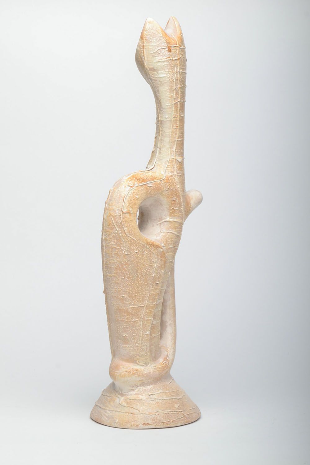 Statuette in the shape of a ceramic cat photo 3