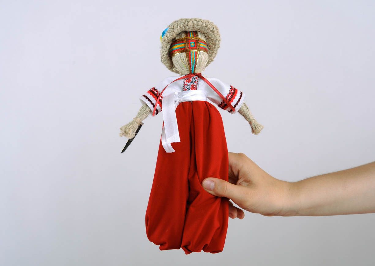 Куклы-мотанки Маланка и Одарий фото 5