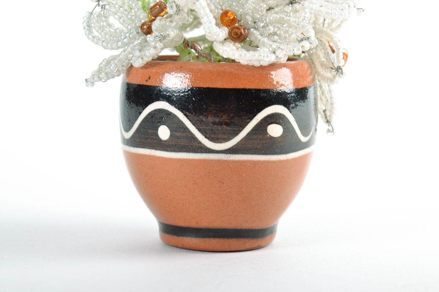 Small decorative flowerpot photo 4