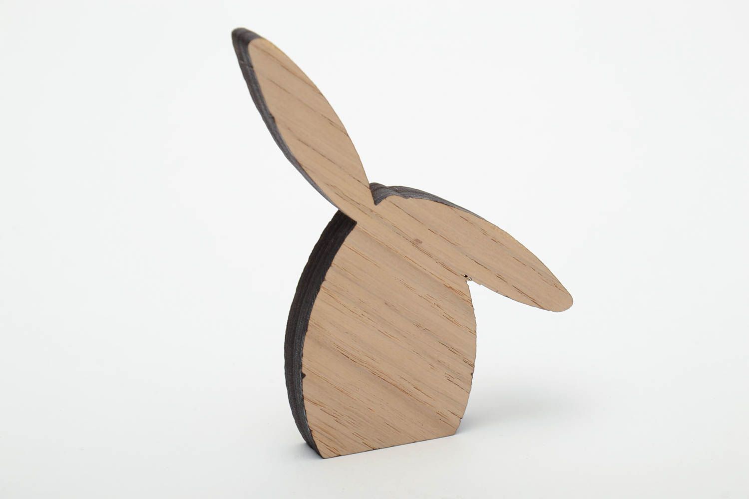 Plywood craft blank figurine of rabbit photo 3