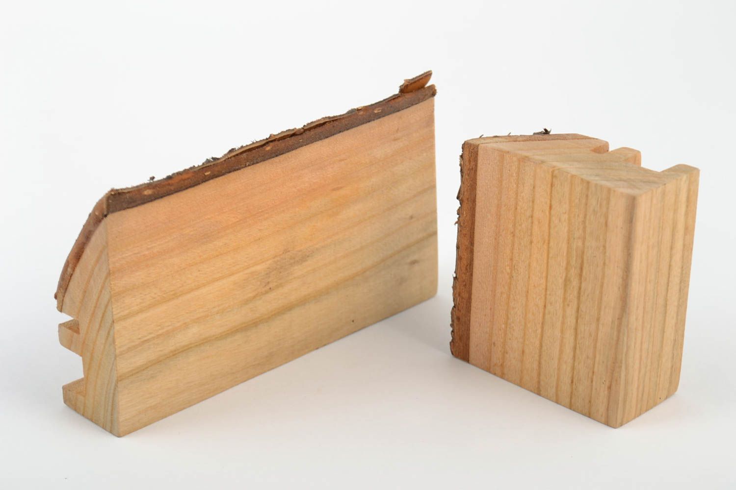 Holz Ständer für Tablet und Handy Set 2 Stück originell handmade Geschenk foto 4