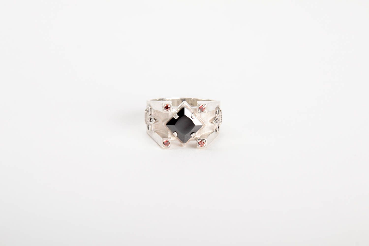 Украшение ручной работы серебряное кольцо подарок для мужчины королевский фото 4