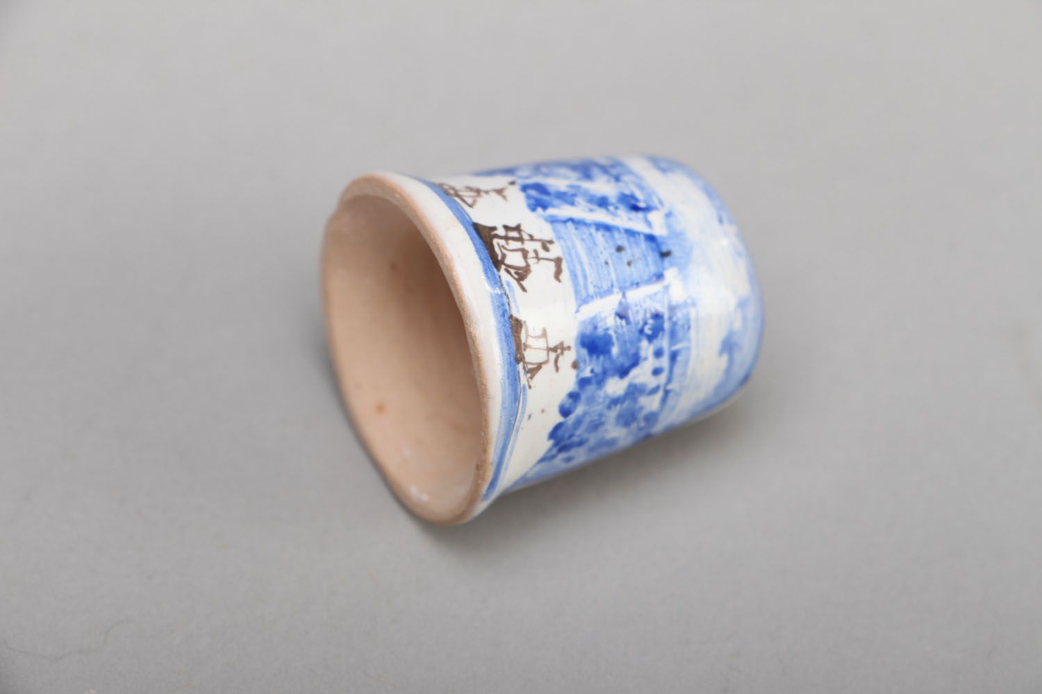 Decorative ceramic thimble photo 3