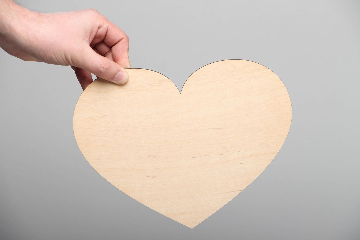 Plywood blank heart photo 4