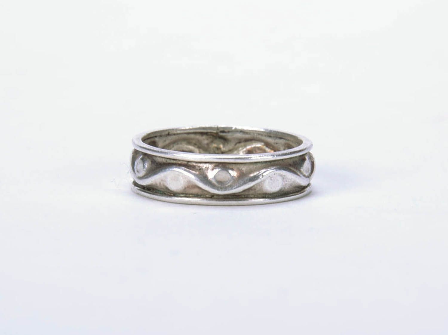 Handmade silver ring photo 3