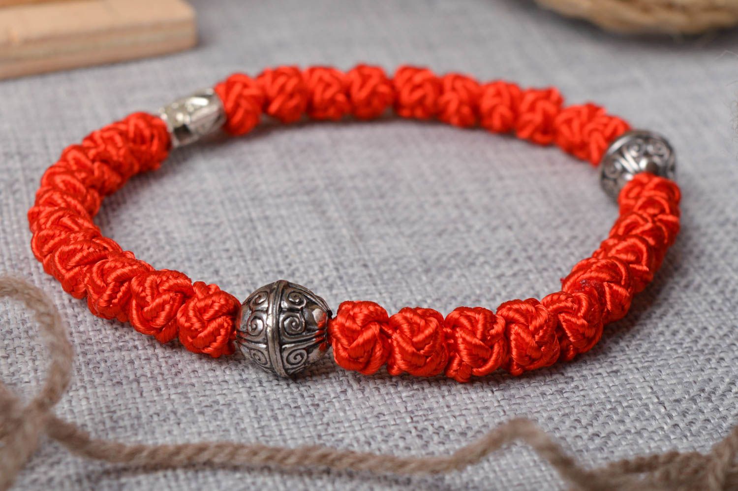 Handmade bracelet for women unusual rosary gift for girls designer bracelet photo 2