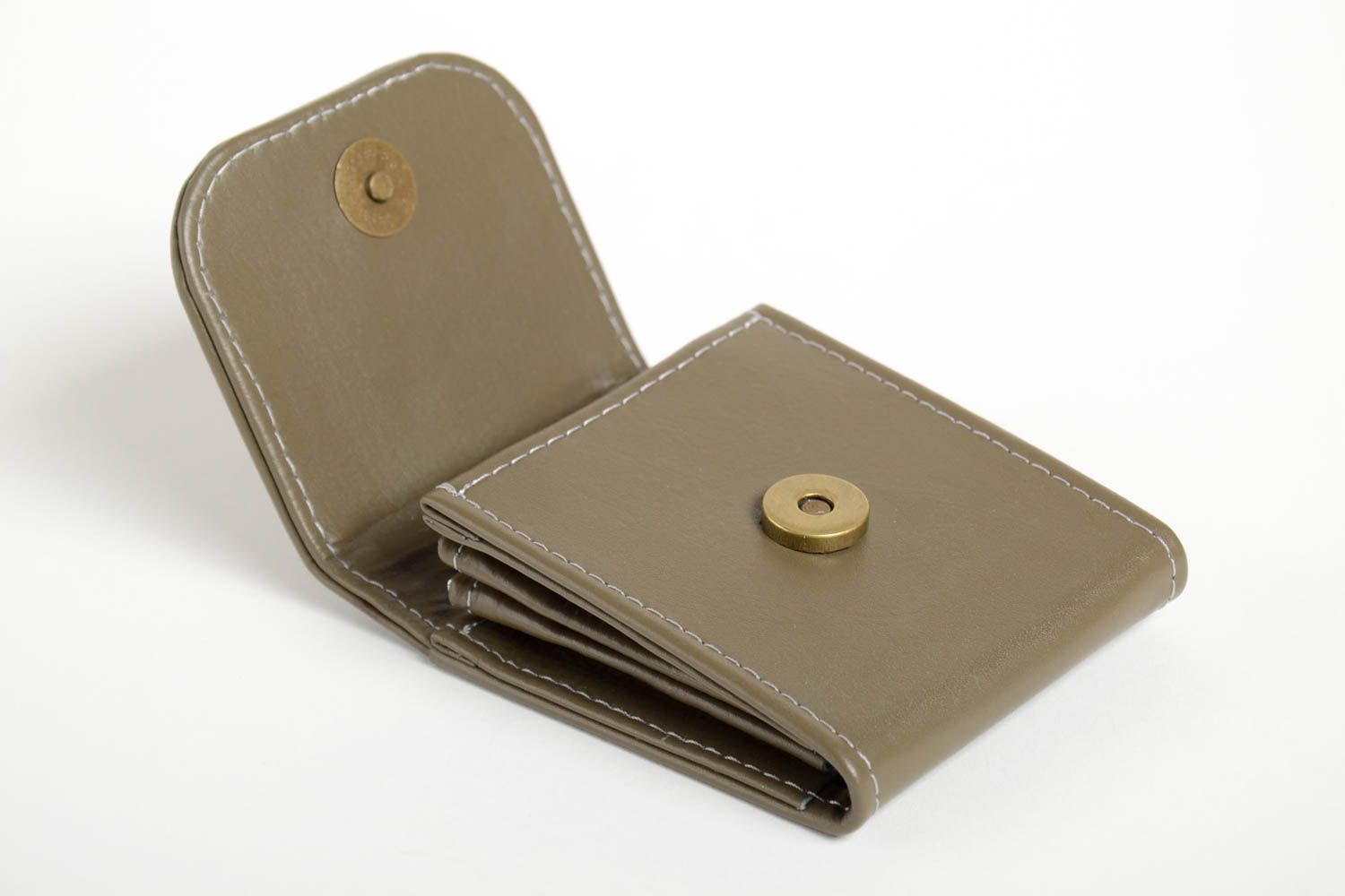 Handmade designer wallet unusual leather purse stylish cute accessory photo 6