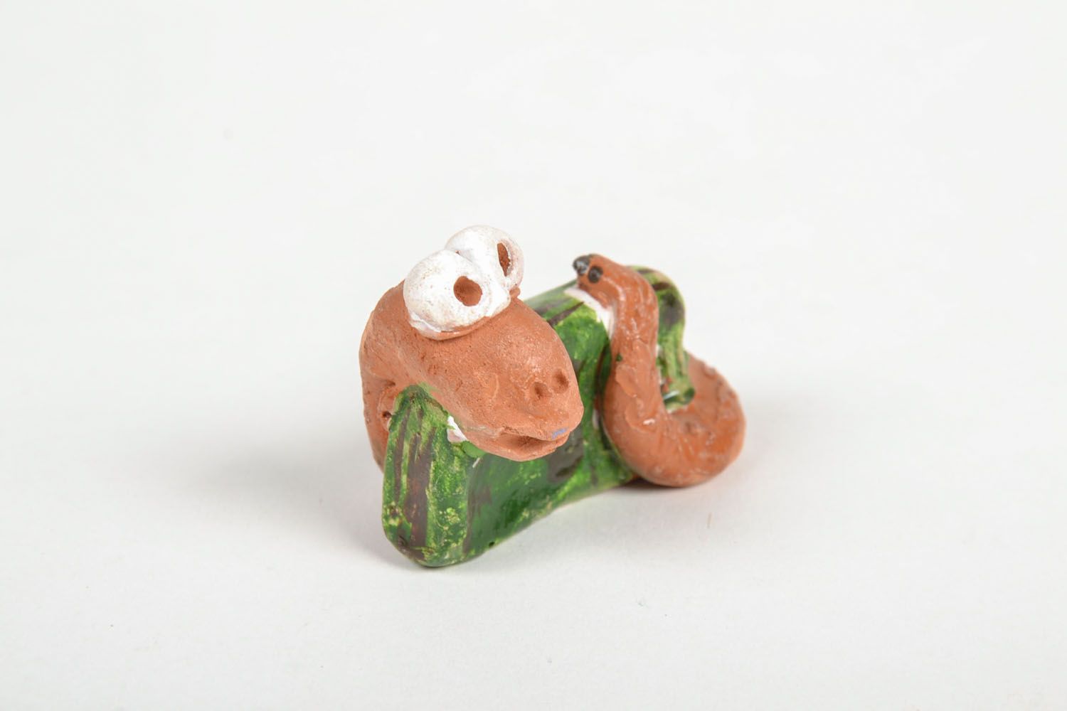 Clay figure of snake photo 3