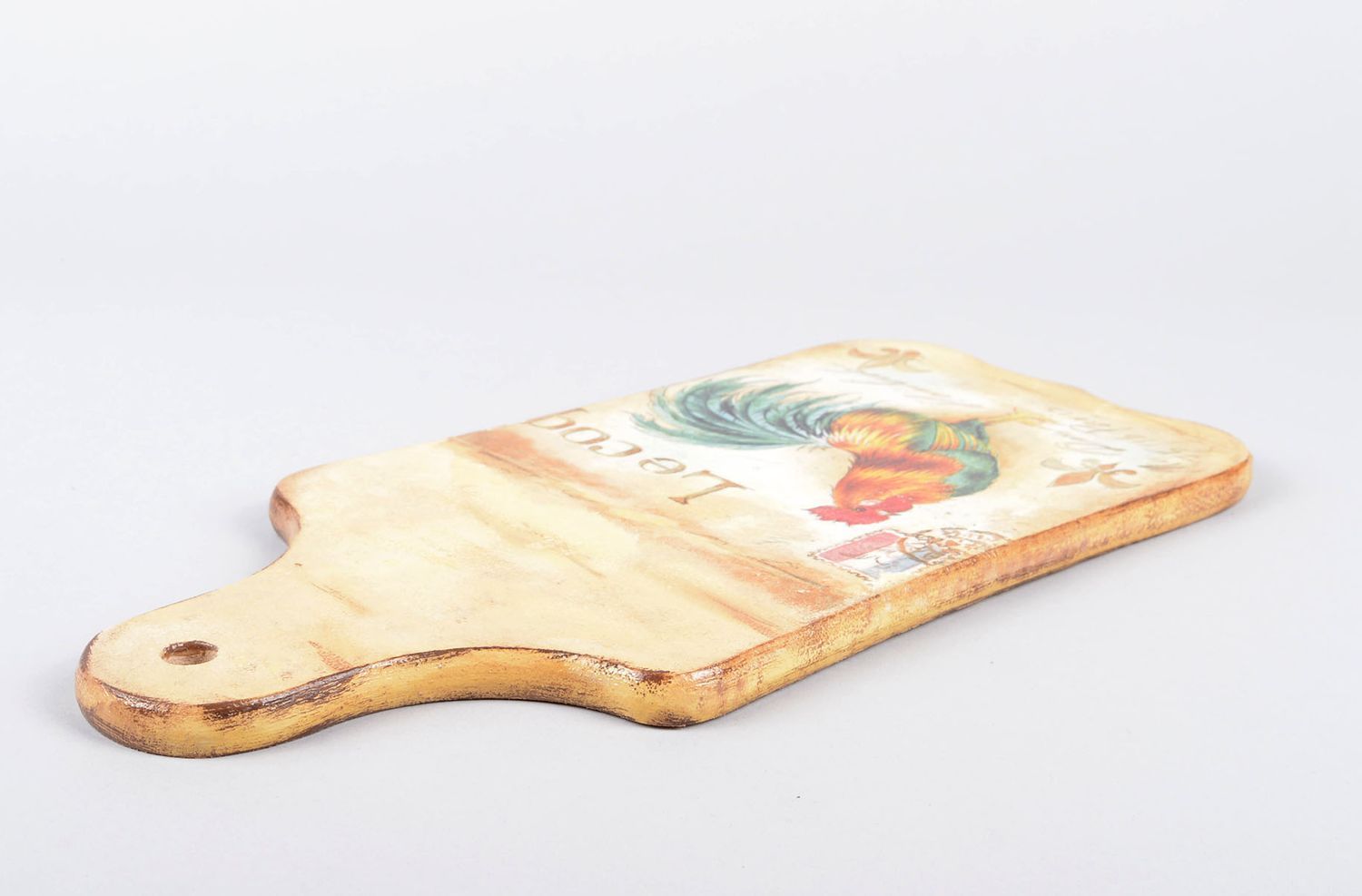 Tabla de madera para cortar artesanal menaje de cocina regalo original para mujer foto 2