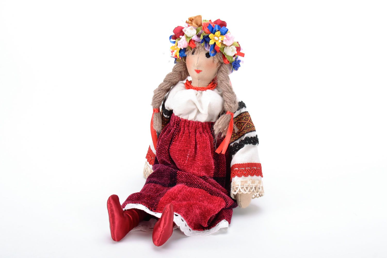 Кукла в украинском костюме фото 3