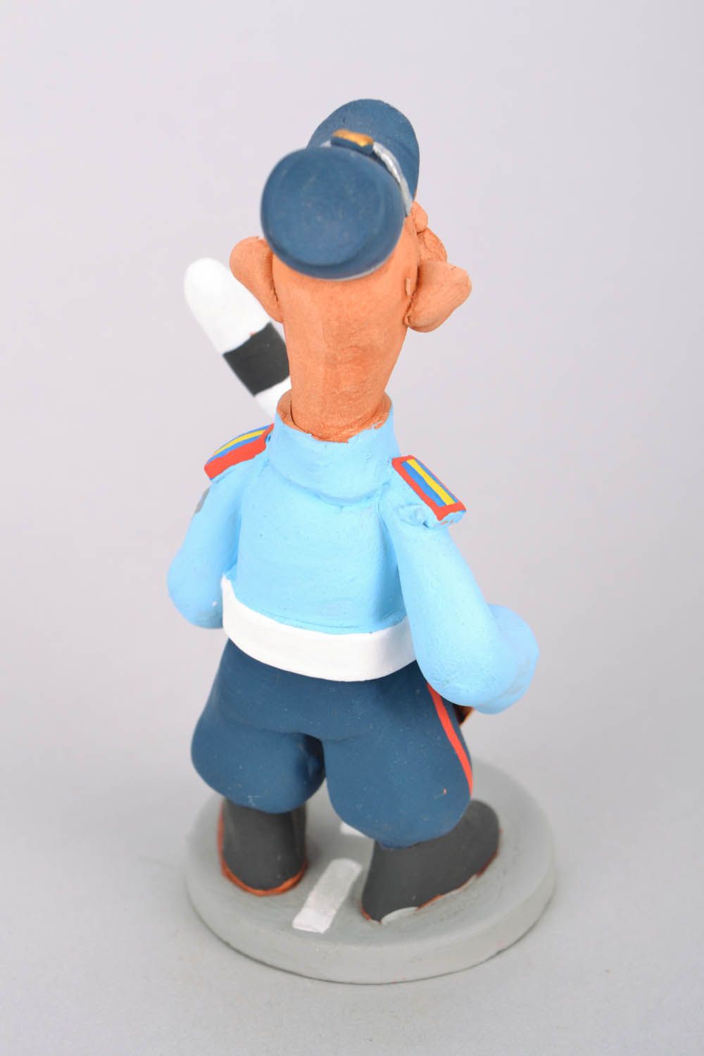 Keramik-Figur Verkehrspolizist foto 5