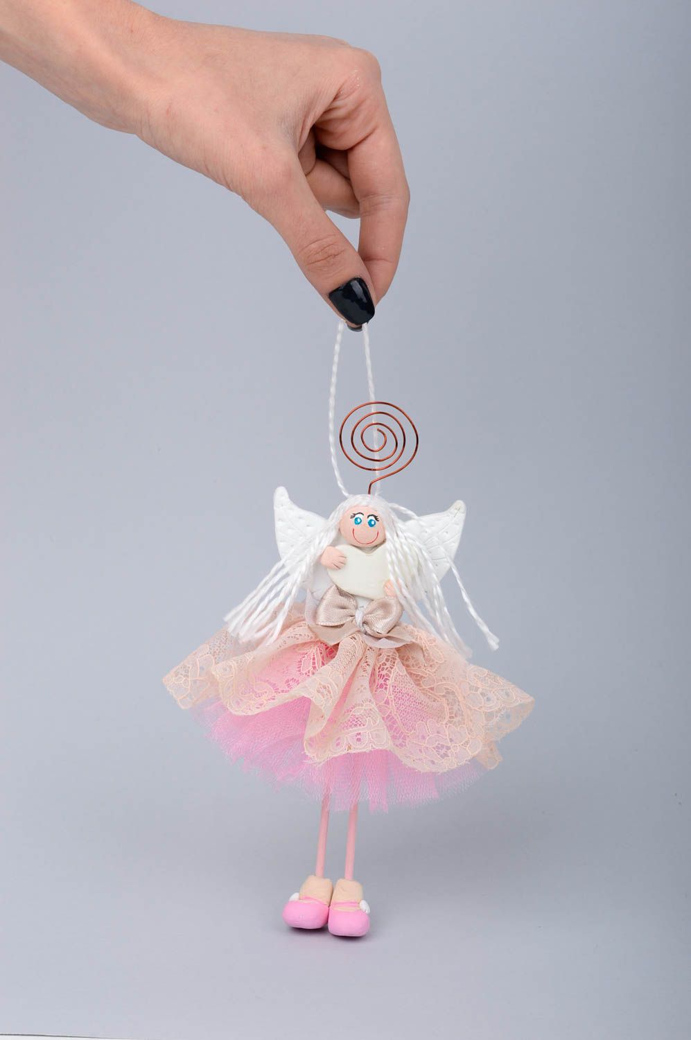 Talisman fridge magnet handmade clay doll home ideas decorative use only photo 2