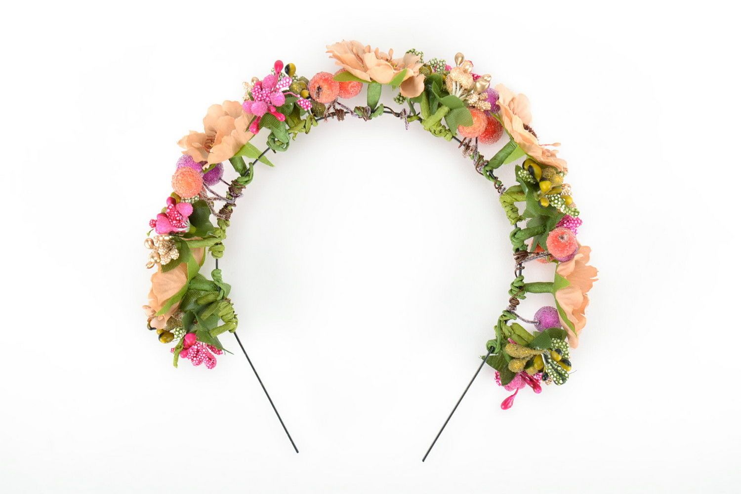 Headband made from flowers photo 4