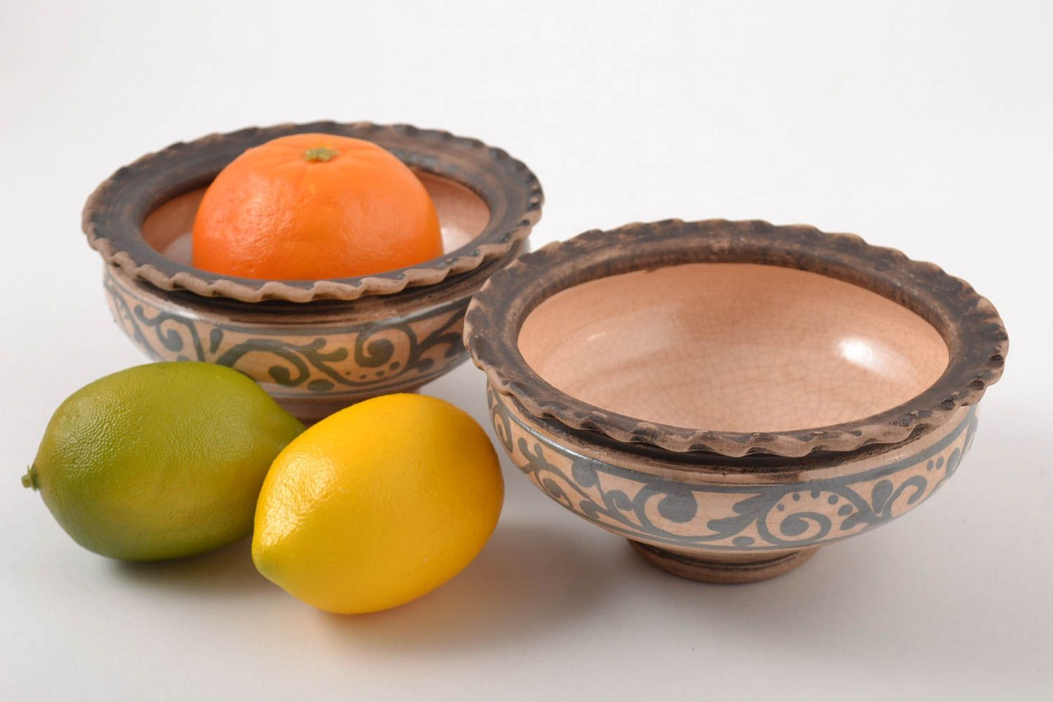 Handgemachte kleine Schüsseln Schüssel Set Keramik Schüssel für Gerichte foto 1