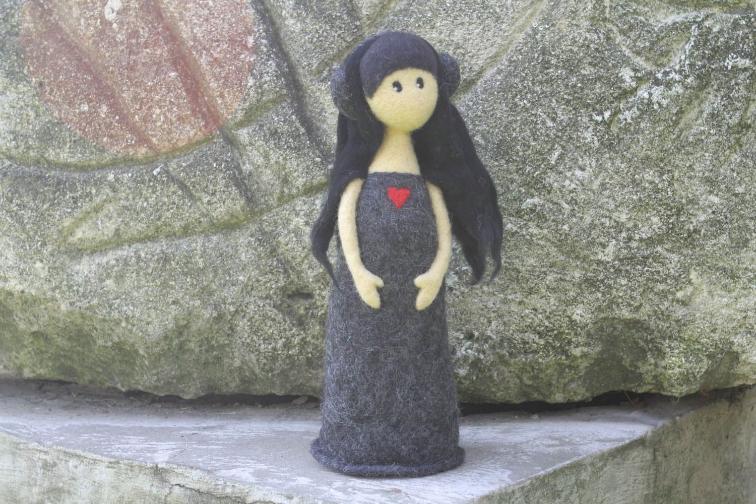 Toy made using felting technique photo 1