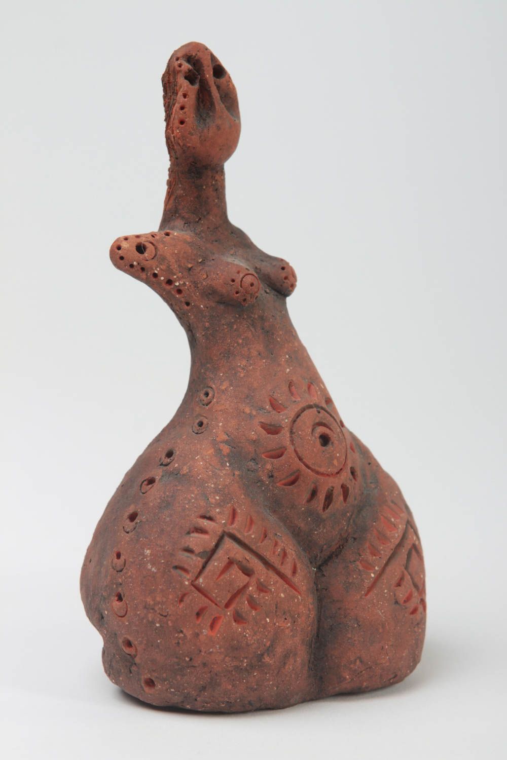 Статуэтка ручной работы глиняная статуэтка декоративная глиняная фигурка Женщина фото 2