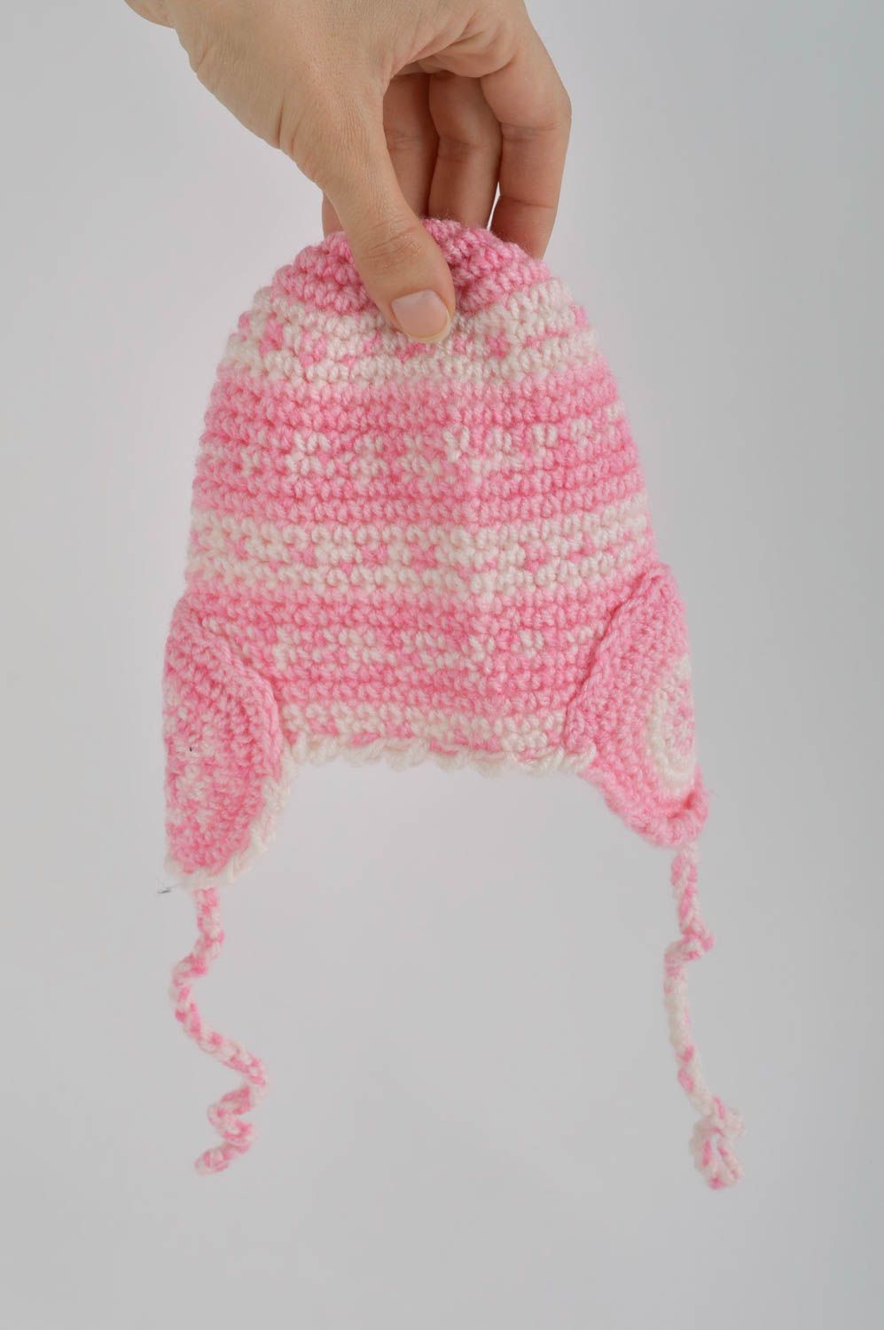 Stylish baby hats handmade crocheted hats openwork baby hats present for baby photo 5