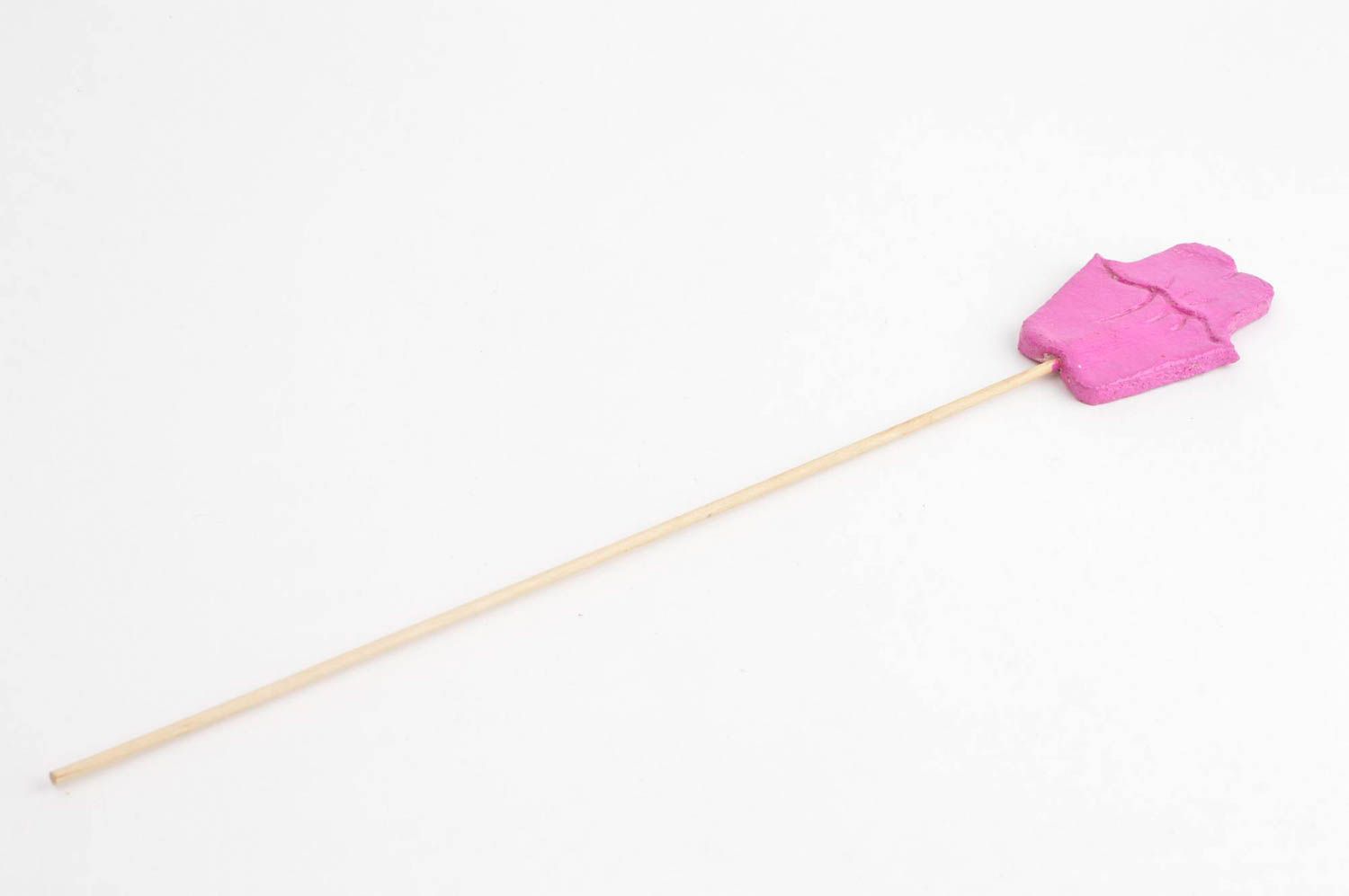 Разрыхлитель почвы хэнд мэйд интерьерная игрушка декор для дома Розовые губки фото 2