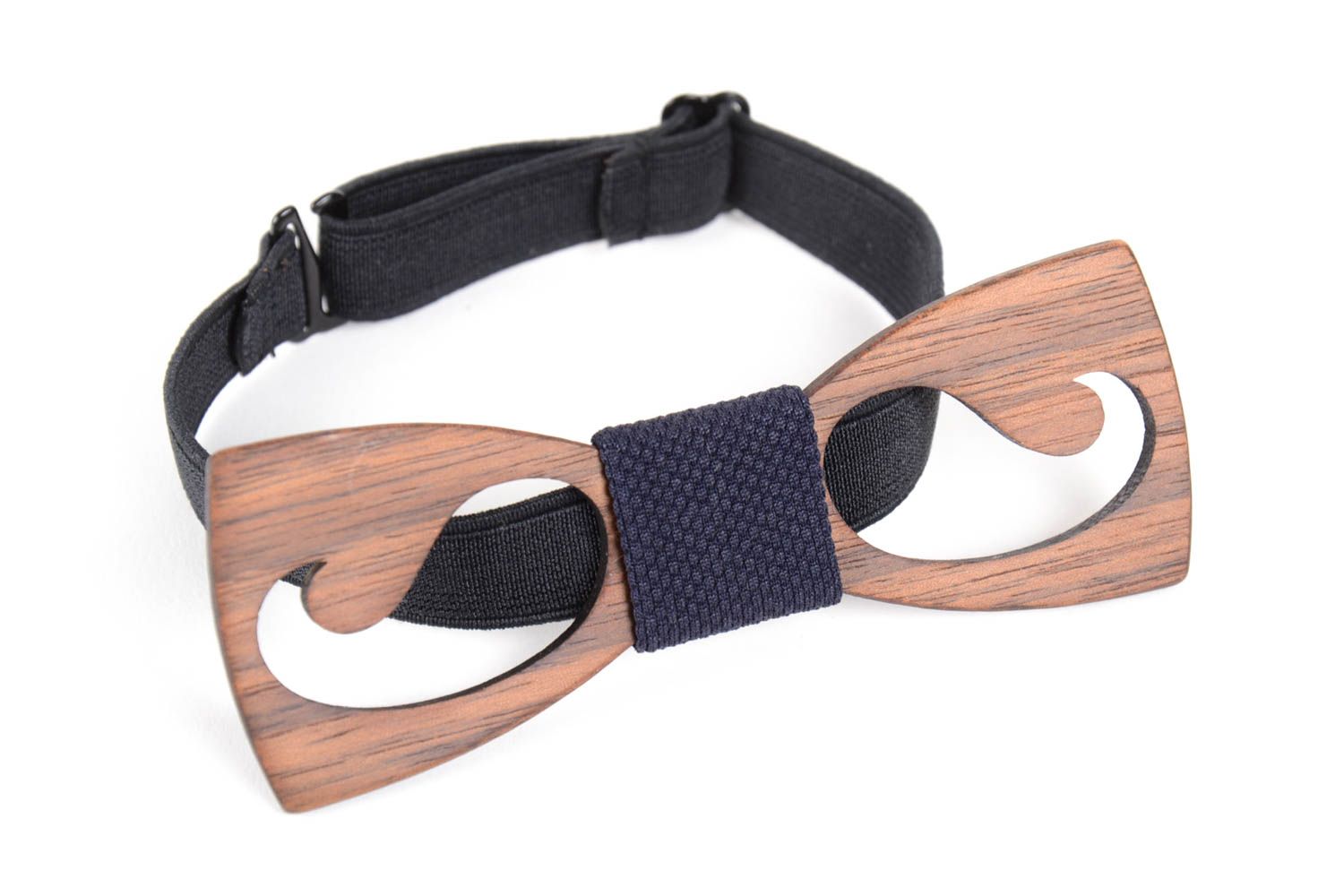 Handmade originelle Fliege Krawatte Accessoire für Männer Fliege aus Holz  foto 2