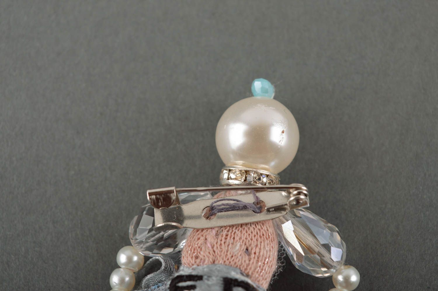 Broche hecho a mano con cristales accesorio de moda regalo original para mujer foto 4