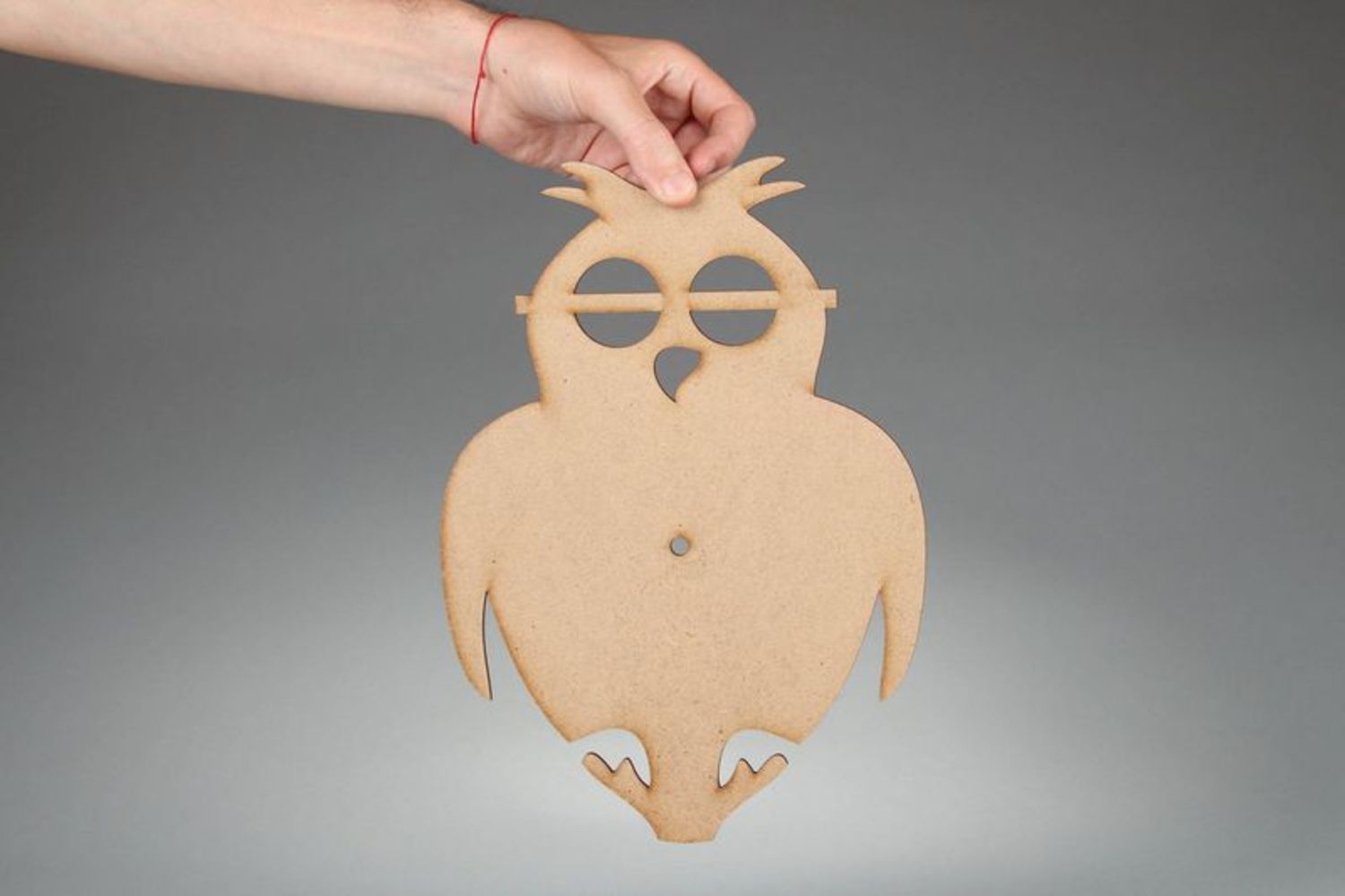Wooden blank for clock Owl photo 3