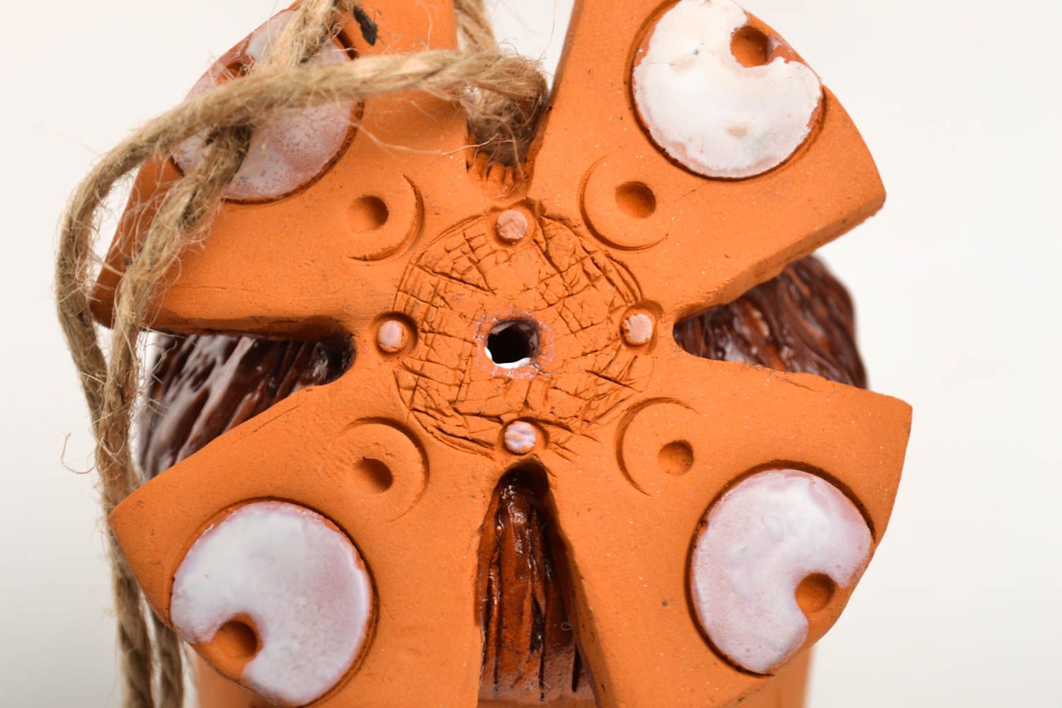 Campanas de cerámica hechas a mano objetos de decoración souvenirs originales  foto 3