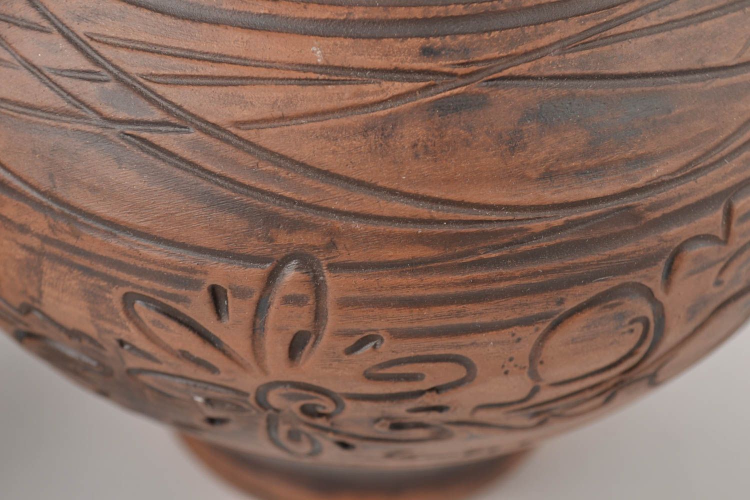 Jarro de cerámica y tazas artesanales vajilla de barro estilosa orgánica foto 3
