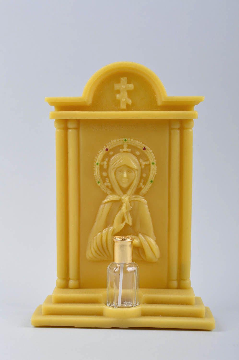 Icono ortodoxo hecho a mano cuadro religioso  regalo para mujer Santa Matrona foto 7