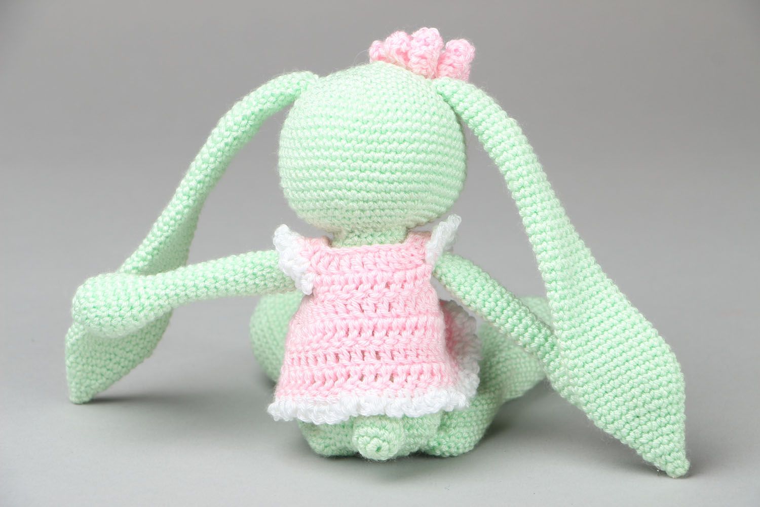 Crocheted toy Long-Eared Bunny photo 3
