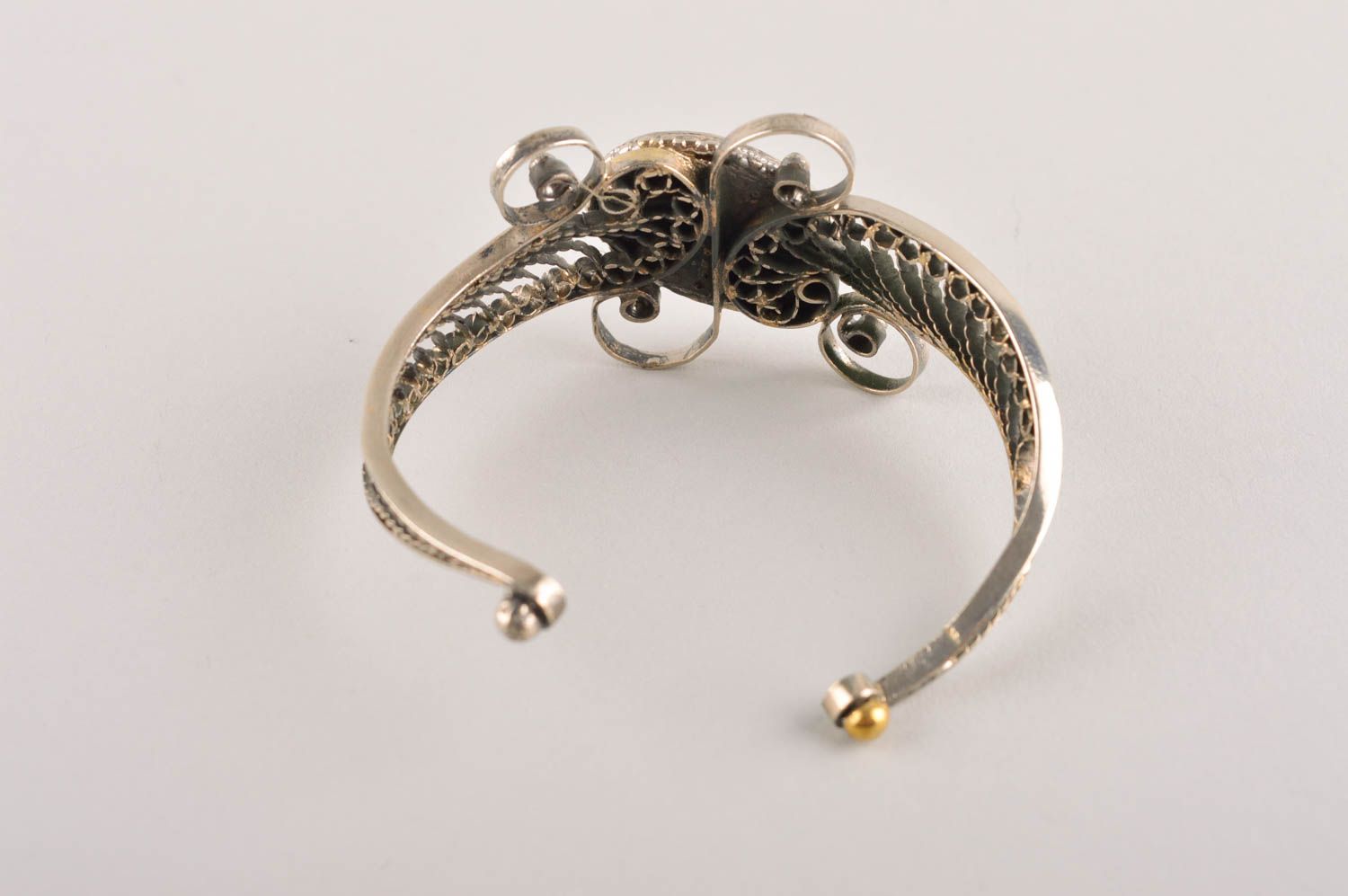 Handgemachter Metall Schmuck Armband Frauen aus Kupfernickel Geschenk für Frauen foto 5