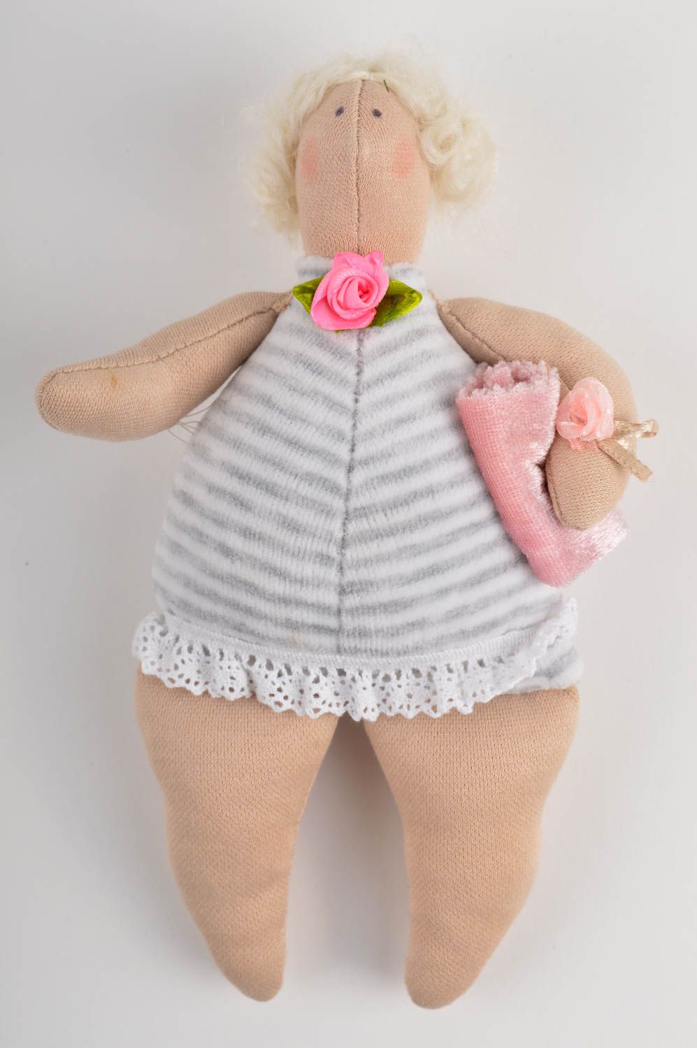 Кукла ручной работы кукла из ткани оригинальная мягкая кукла для детей фото 2