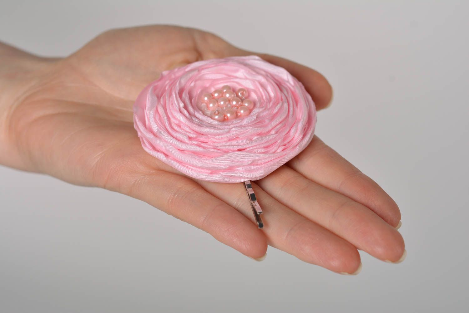 Handmade hair clip flowers for hair fashion jewelry flower hair clip gift ideas photo 3
