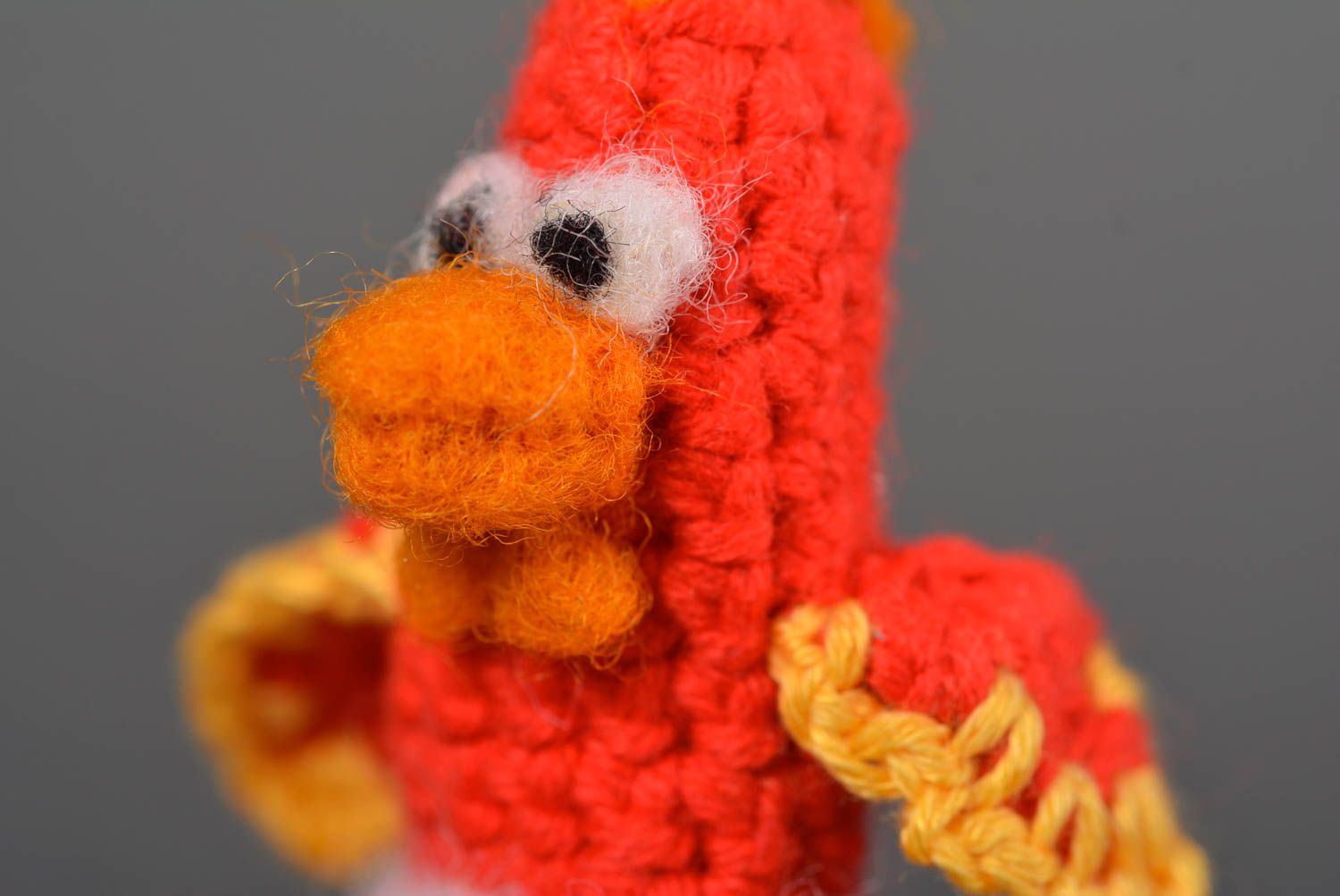 Handmade Kleinkinder Spielzeug Finger Puppe Kuscheltier Vogel für Fingertheater foto 2