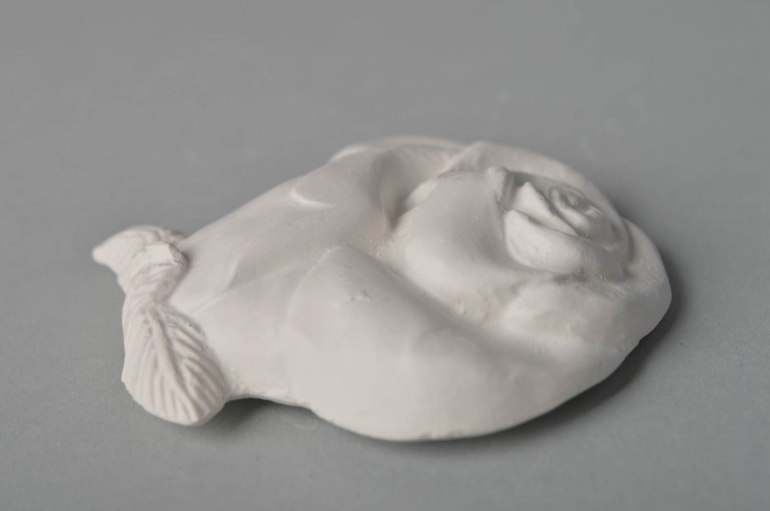 Aimant frigo fait main Figurine à peindre fleur de rose Loisirs créatifs photo 3