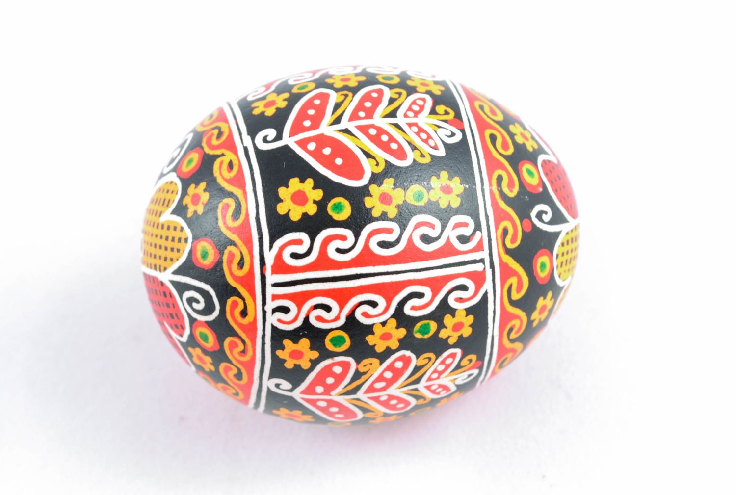 Easter egg with floral pattern photo 3