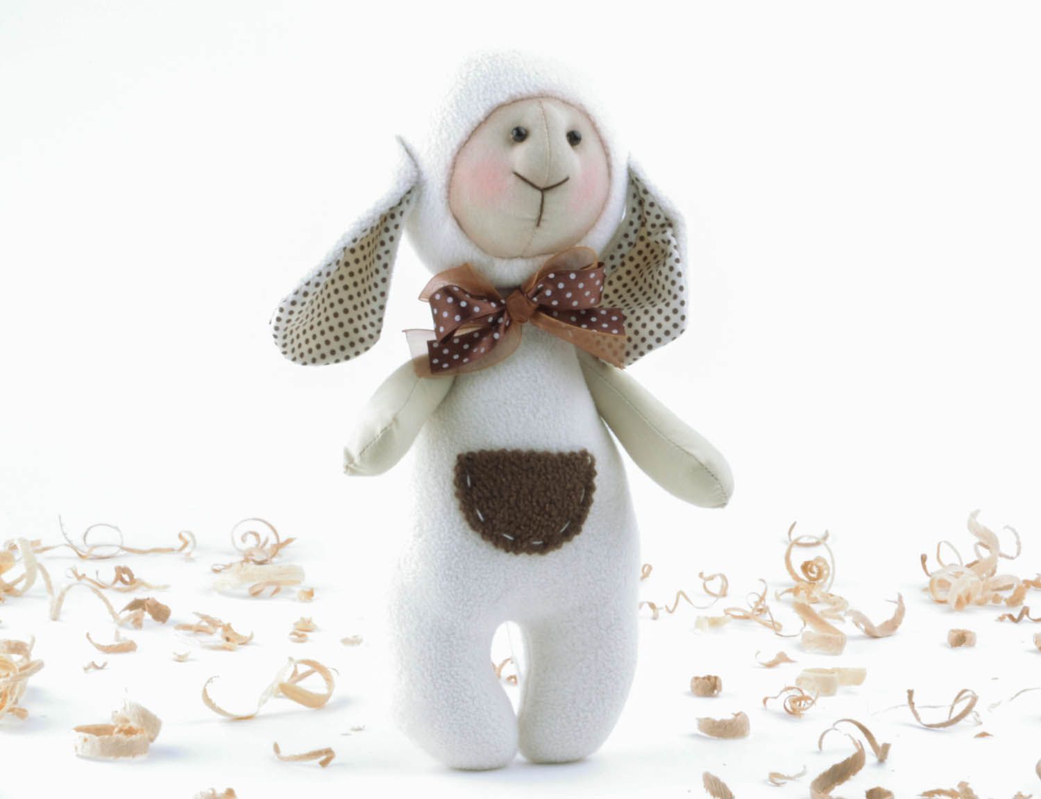 Homemade soft toy Lovely Lamb photo 1