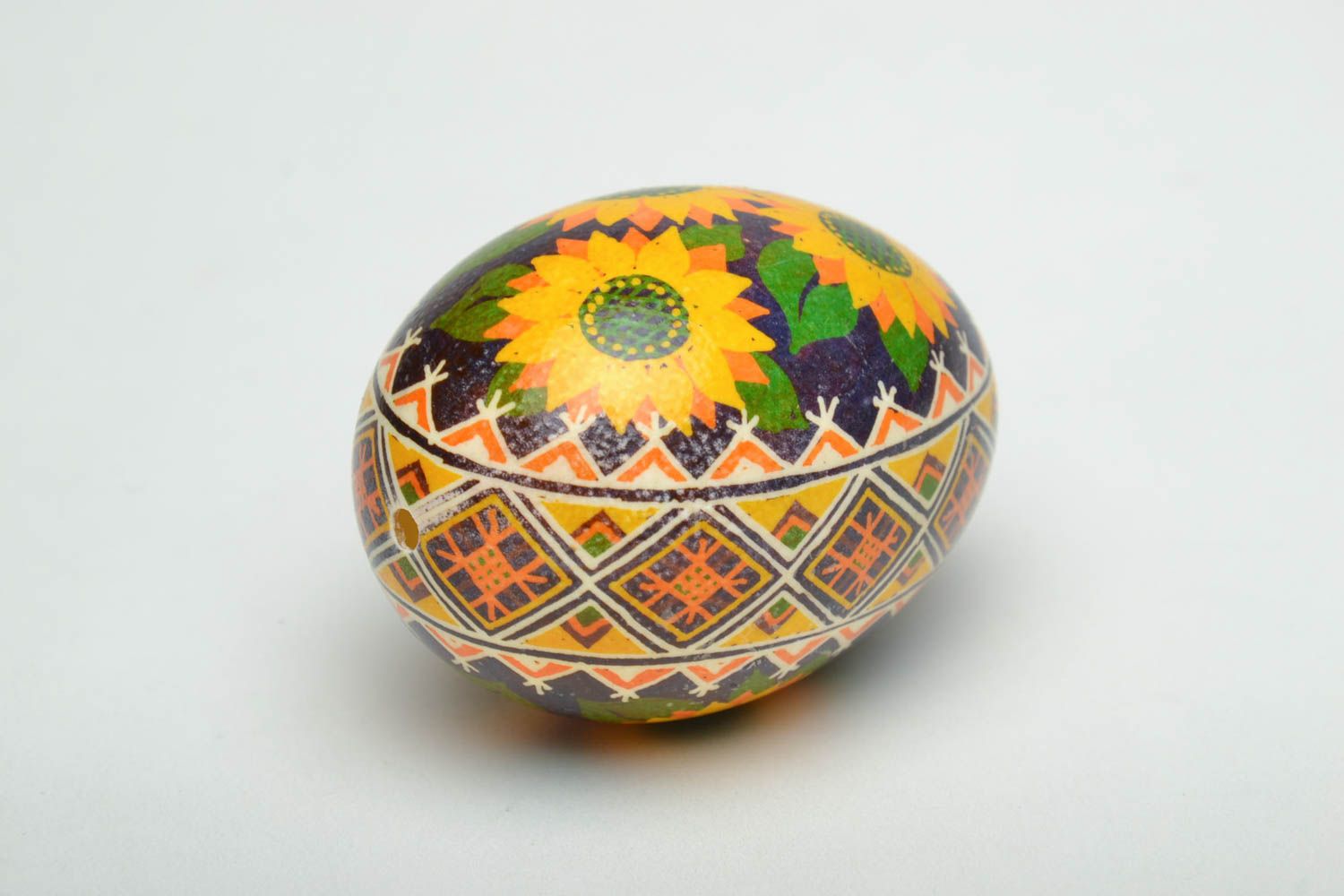 Huevo de Pascua artesanal Girasoles foto 4