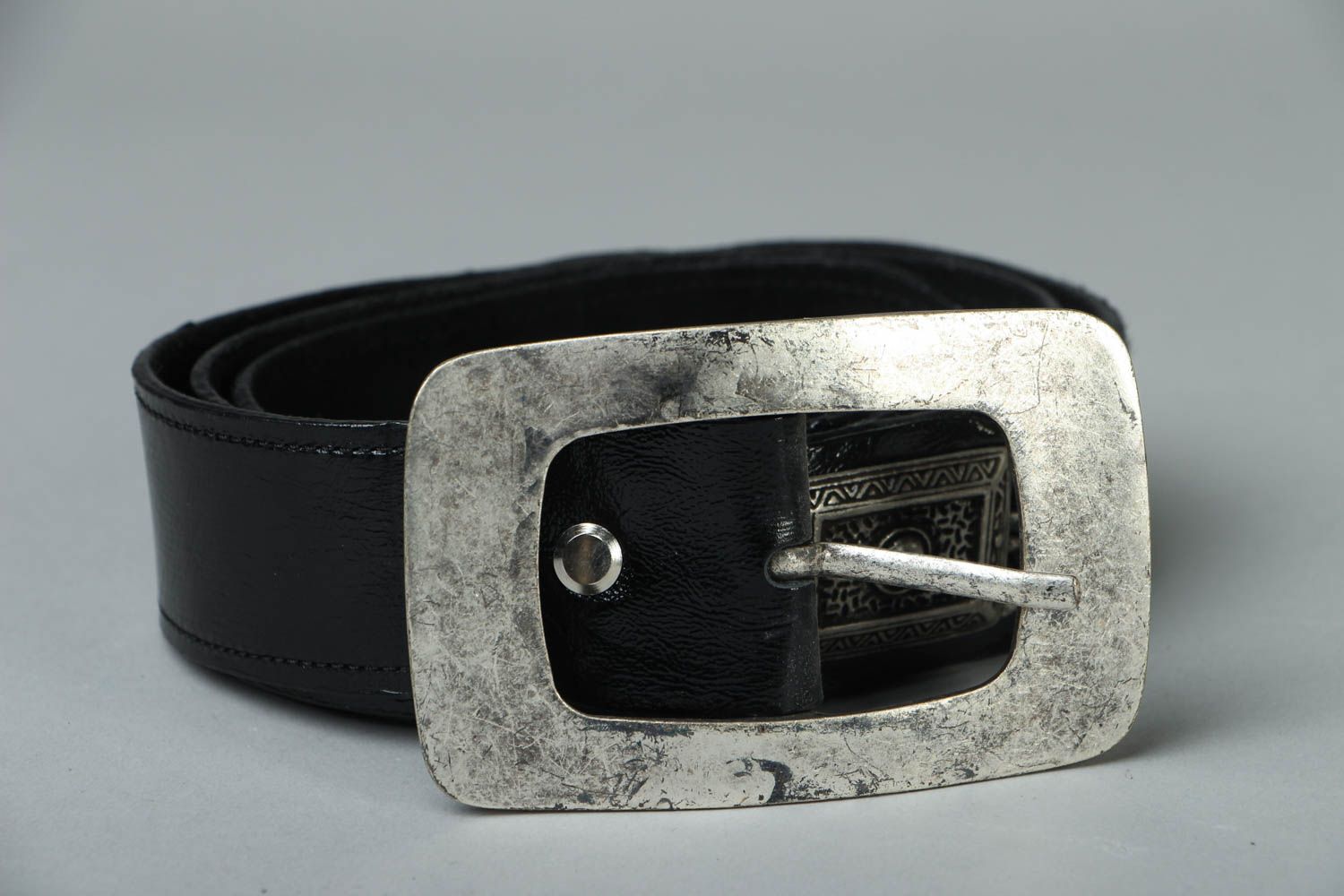 Genuine leather belt photo 1
