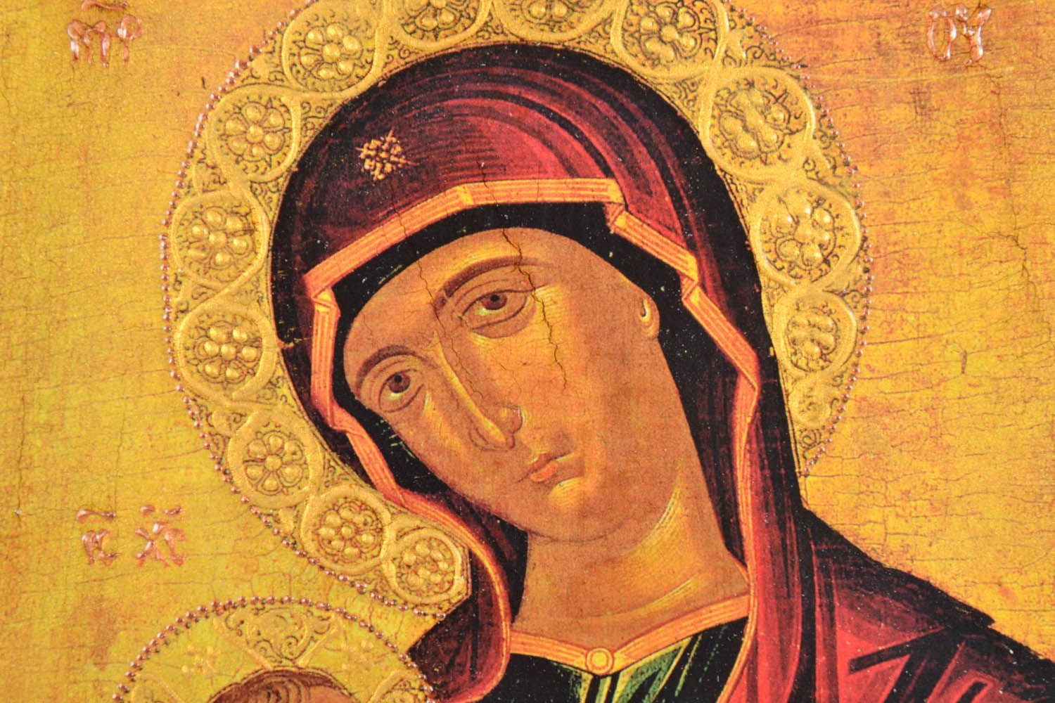 Copia del icono religioso Virgen de la Leche foto 5