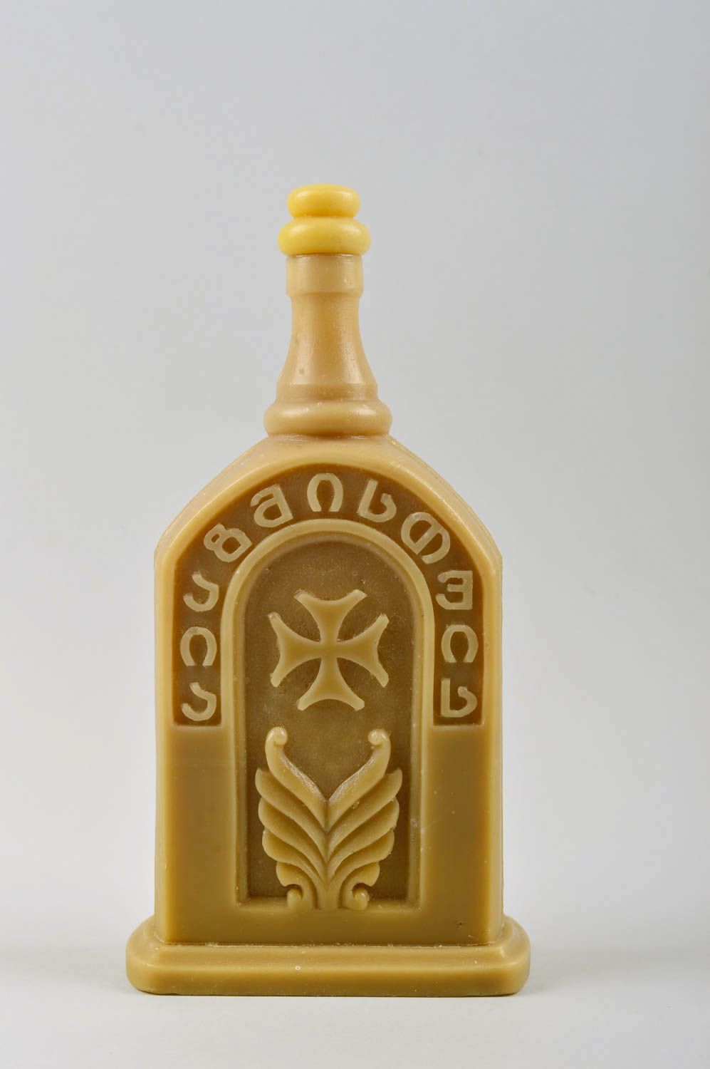 Bottle for holy water decorative bottle made of beeswax present for believer photo 9