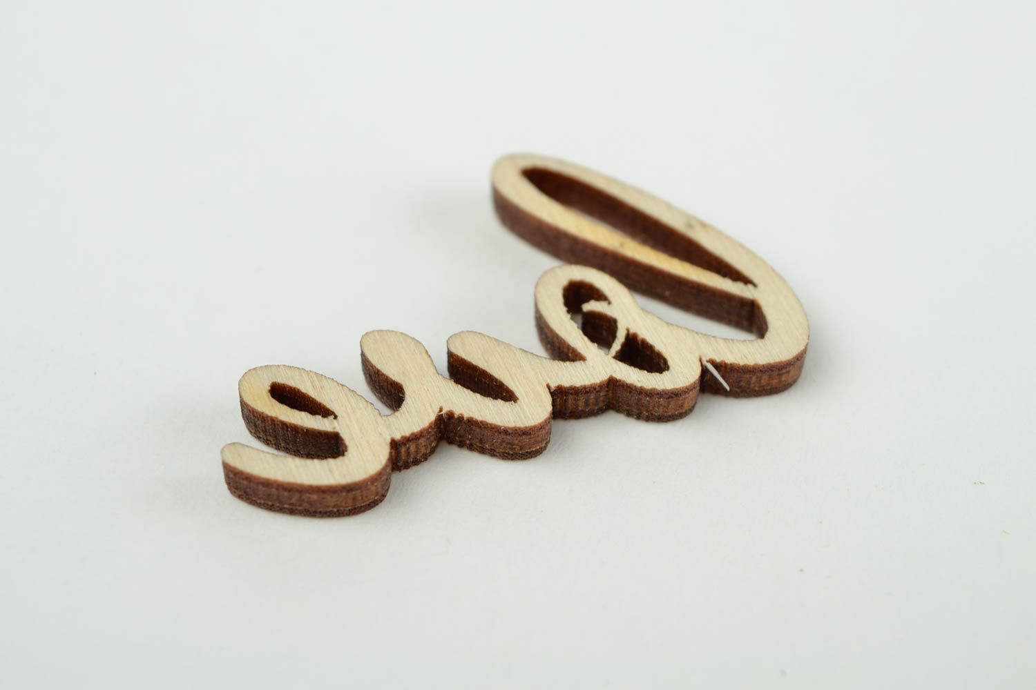 Handgemachte Figur zum Bemalen Holz Rohlinge Miniatur Figur für Decoupage Love foto 5